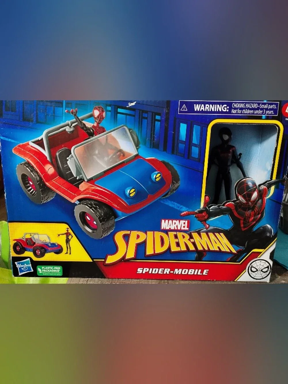 Marvel Spider-Man Spider-Mobile Vehicle - Red, Blue & Black